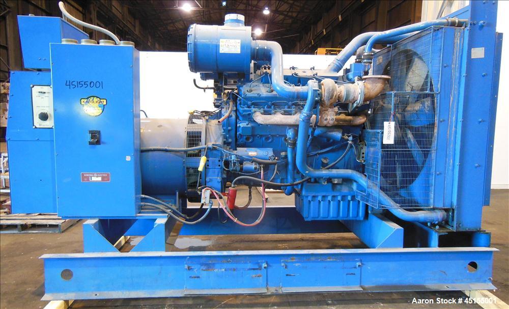 Used Katolight 600 kW continuous rated diesel generator set, Model D675FRR4 SN-UB3461746 B-36017. Perkins / Rolls Royce  diesel engine Model 3012TAG rated 961 hp at 1800 rpm, Number 6A26541U44218, SN...