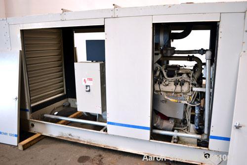 Used Katolite 125 kW Standby Natural Gas Generator Set. Katolight model NL125FPG4 SN-GEN0916DTS. GM 8.1 Liter engine rated 210 HP @ 1800 RPM SN-8.1L-07408. 3/60/120/208V 12 lead reconnectable. 400 Am...
