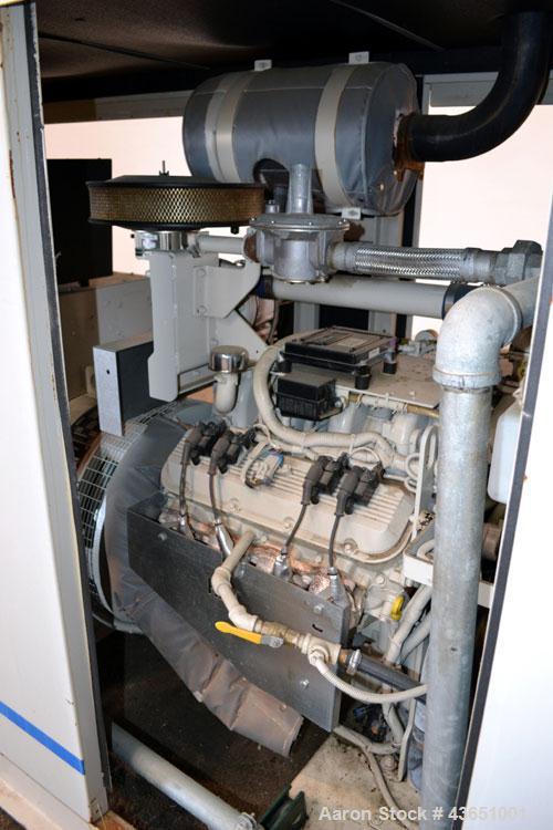 Used Katolite 125 kW Standby Natural Gas Generator Set. Katolight model NL125FPG4 SN-GEN0916DTS. GM 8.1 Liter engine rated 210 HP @ 1800 RPM SN-8.1L-07408. 3/60/120/208V 12 lead reconnectable. 400 Am...