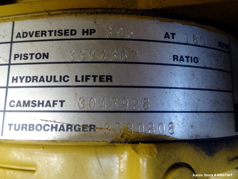 Used Katolight / Cummins 250 kW natural gas generator. Cummins GTA14G1 engine.