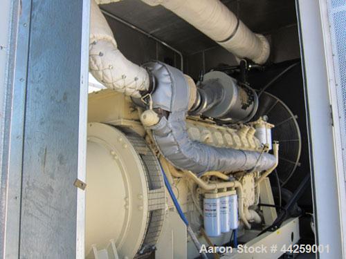 Used MTU / Kohler Power Systems 1020 kW standby diesel generator set, model 1000R0ZD4-12C1, SN-0695319. MTU / Detroit Diesel 16V2000 engine, 4-cycle, rated 1495 HP at 1800 RPM. 3/60/480V. PMG - perma...