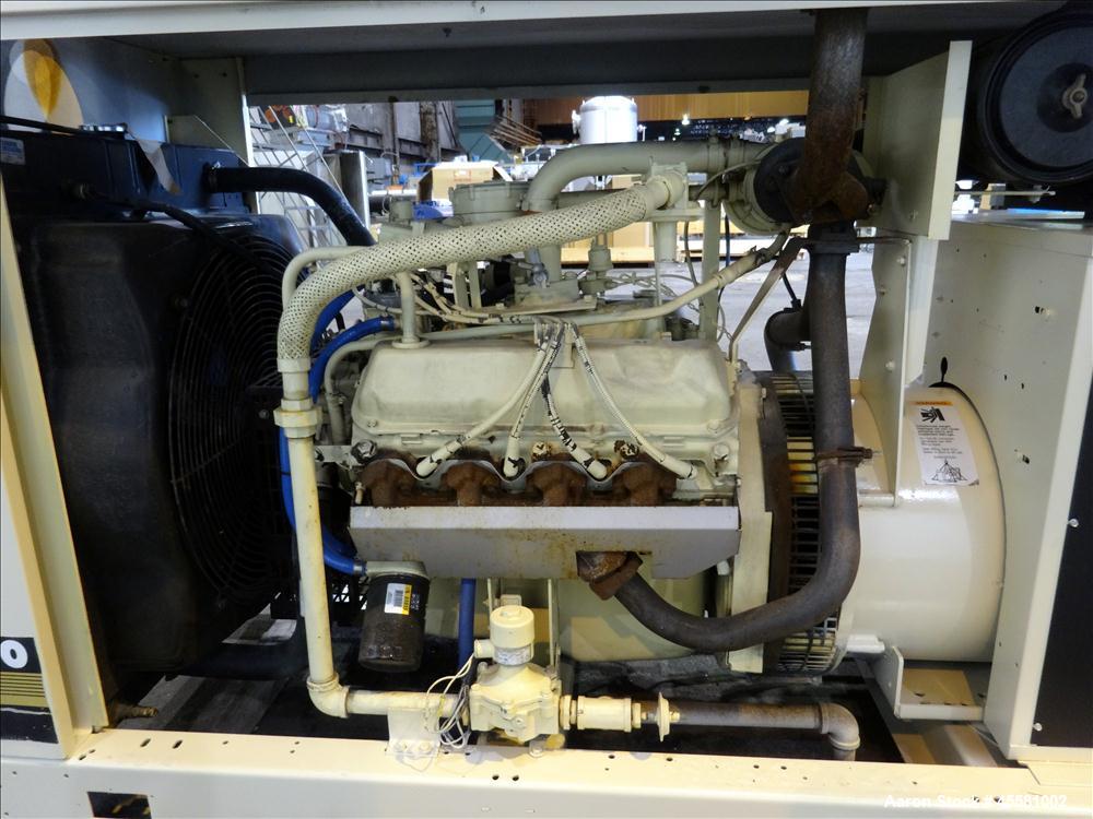 Used Kohler 100 kW Standby Natural Gas Generator Set, Model 100RZ72