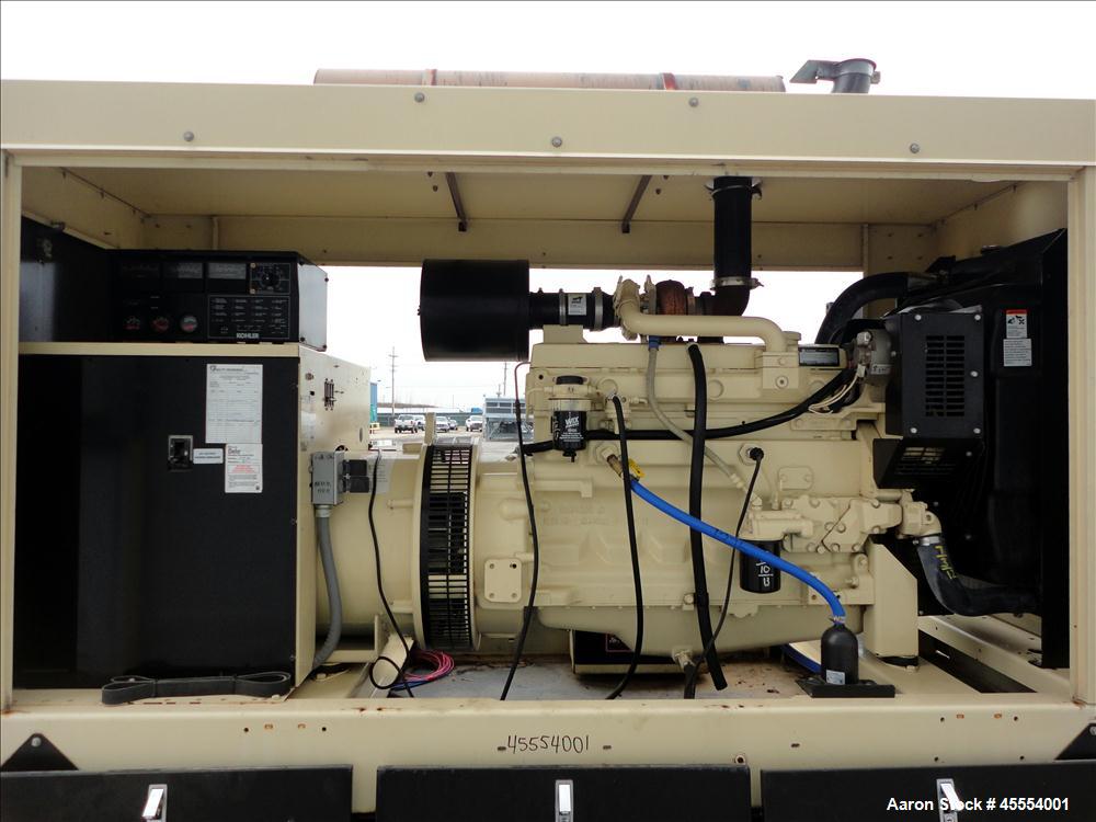 Used Kohler 110 kW Standby Diesel Generator Set, Model 100REOZJB