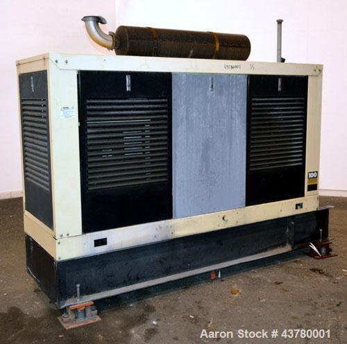 Used Kohler 100 kW standby diesel generator set, model 100REOZJ SN-626163.John Deere model 6068TF250 engine rated 166 HP @ 1800 RPM. 3/60/277/480V, currently set up for 480V, 12 lead reconnectable. 1...
