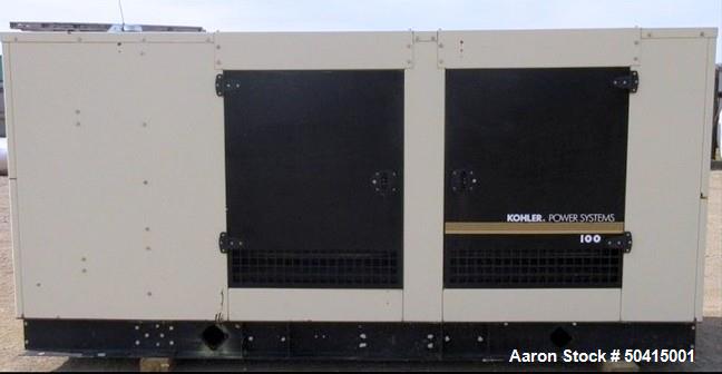 Used- Kohler Natural Gas Standby Generator Set