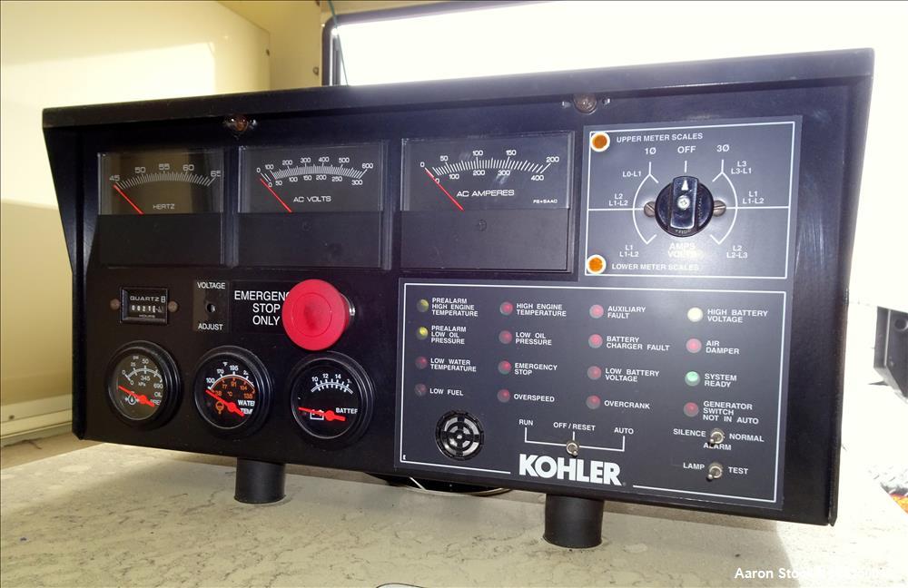 Used Kohler Natural Gas Standby Generator Set