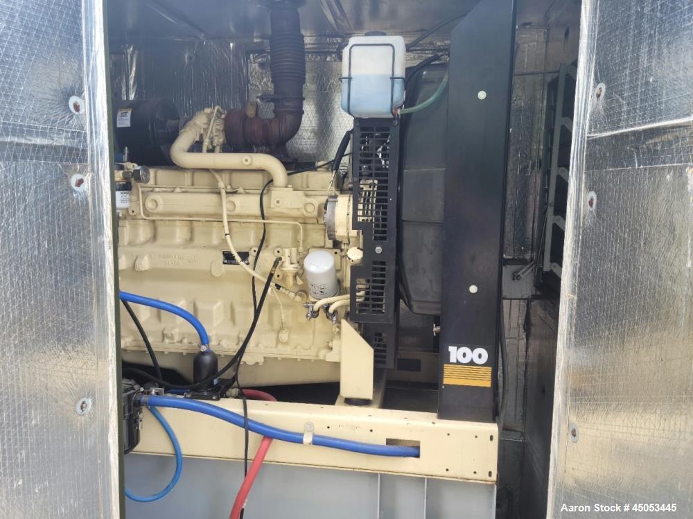 Used- Kohler 100kW standby diesel generator set, Model 100ROZJ, SN-682687. John Deere model 6059TF003 engine, SN-CD6059T4092...