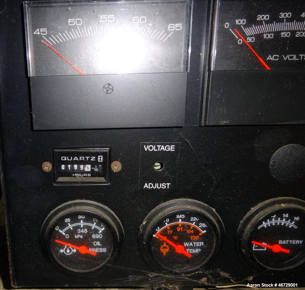 Used Kohler 100 kW natural gas generator model 100RZG, GM 8.1L engine
