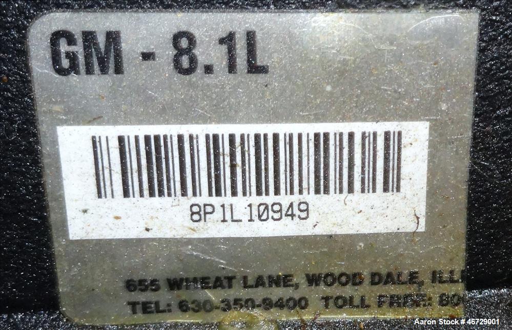 Used Kohler 100 kW natural gas generator model 100RZG, GM 8.1L engine