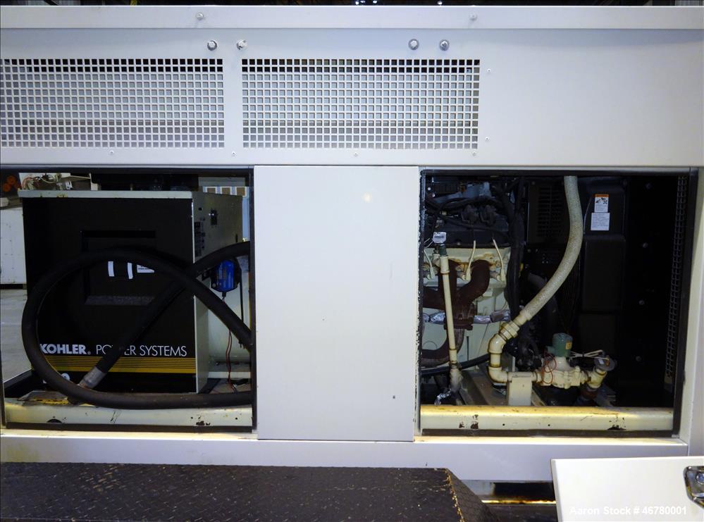 Used Kohler 90 kW standby (85 kW prime) natural gas portable / trailered genera