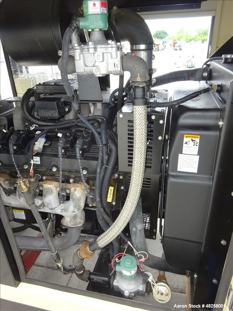 Used Kohler 100 kW  Natural Gas Generator, Model 100RZG. GM 8.1L engine