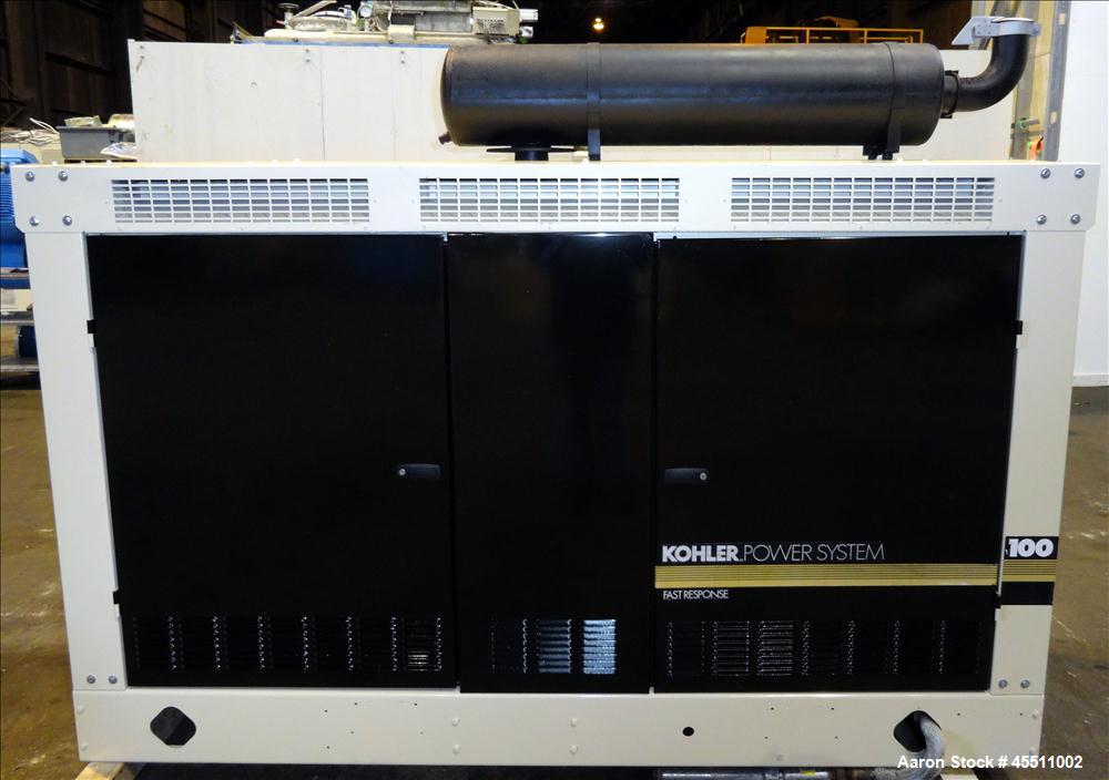Used Kohler 95kW Standby Natural Gas Generator Set, Model 100RZ