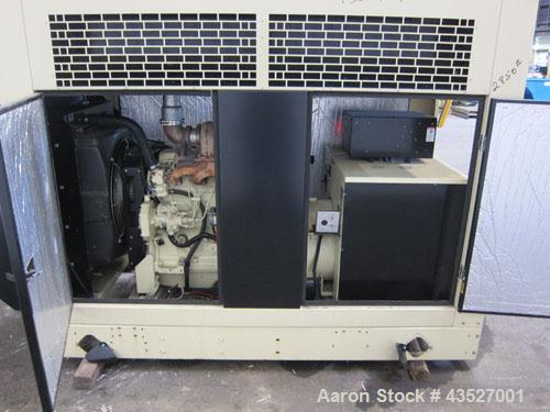 Used Kohler 80 kW Standby Diesel Generator Set, model 80REOZJB, serial #2074966. John Deere model 4045TF250 engine rated 134 hp @ 1800 rpm, EPA Tier I certified, serial #PE4045T515508. 3/60/277/480V....