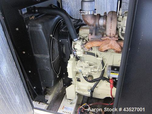 Used Kohler 80 kW Standby Diesel Generator Set, model 80REOZJB, serial #2074966. John Deere model 4045TF250 engine rated 134 hp @ 1800 rpm, EPA Tier I certified, serial #PE4045T515508. 3/60/277/480V....