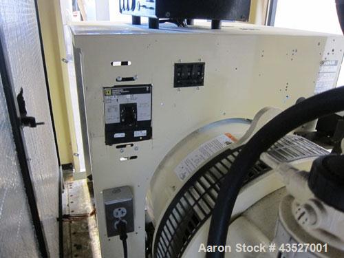 Used Kohler 80 kW Standby Diesel Generator Set, model 80REOZJB, serial #2074966. John Deere model 4045TF250 engine rated 134 hp @ 1800 rpm, EPA Tier I certified, serial #PE4045T515508. 3/60/277/480V....