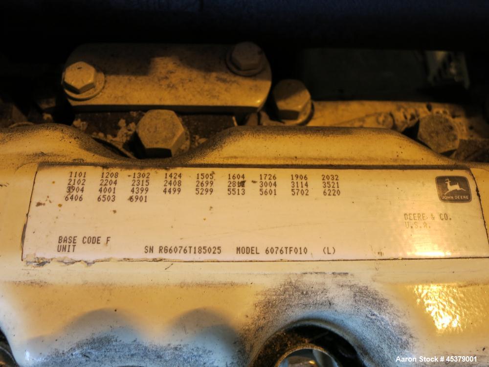Used Kohler 125kW Standby Diesel Generator Set, Model 125R0ZJ71