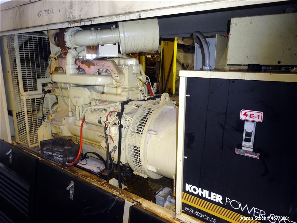 Used Kohler 125 kW standby diesel generator set