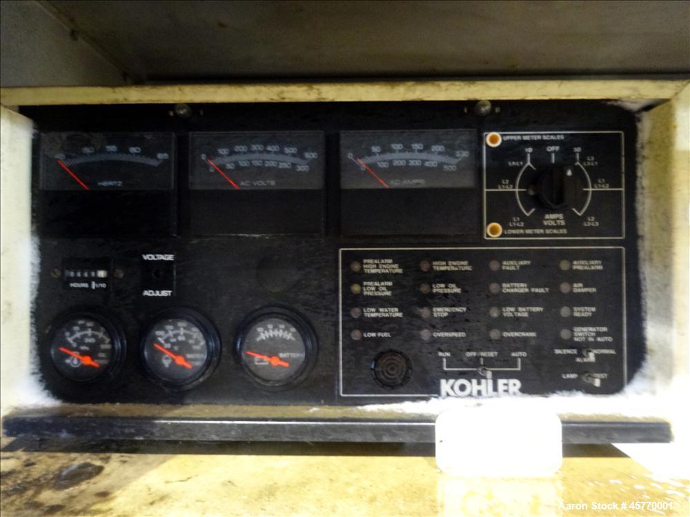 Used Kohler 125 kW standby diesel generator set