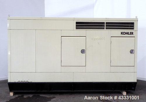 Used- Kohler 135 kW diesel generator set. Kohler model 135ROZJ, SN-705204. John Deere model 6081TF001 4-cycle engine rated 2...