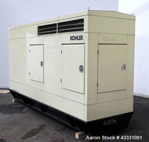 Used Kohler 135 kW diesel generator set. Kohler model 135ROZJ, SN-705204. John Deere model 6081TF001 4-cycle engine rated 211 HP @ 1800 RPM SN-RG6081T135521. 3/60/277-480V 12 lead re-connectable. 225...