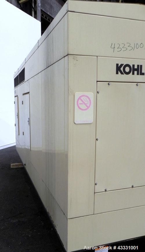 Used Kohler 135 kW diesel generator set. Kohler model 135ROZJ, SN-705204. John Deere model 6081TF001 4-cycle engine rated 211 HP @ 1800 RPM SN-RG6081T135521. 3/60/277-480V 12 lead re-connectable. 225...