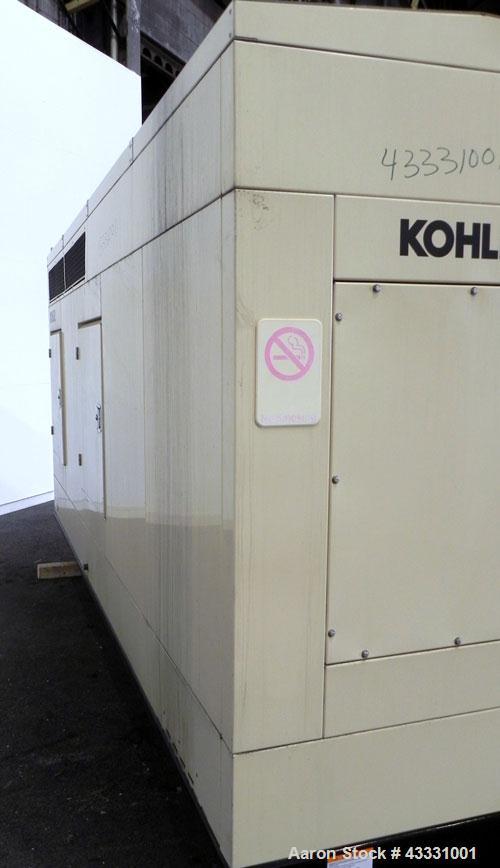 Used- Kohler 135 kW diesel generator set. Kohler model 135ROZJ, SN-705204. John Deere model 6081TF001 4-cycle engine rated 2...