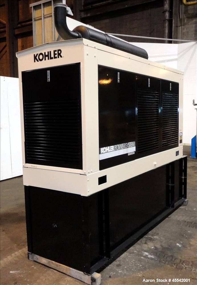 Used Kohler 135 kW Standby Diesel Generator Set, Kohler Model 135ROZJ