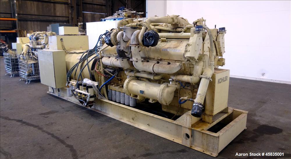 Used Kohler 1500 kW Diesel Generator, 1500ROZD71, Detroit Diesel 16V-149TIB