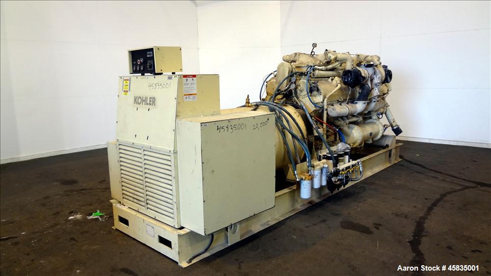 Used Kohler 1500 kW Diesel Generator, 1500ROZD71, Detroit Diesel 16V-149TIB