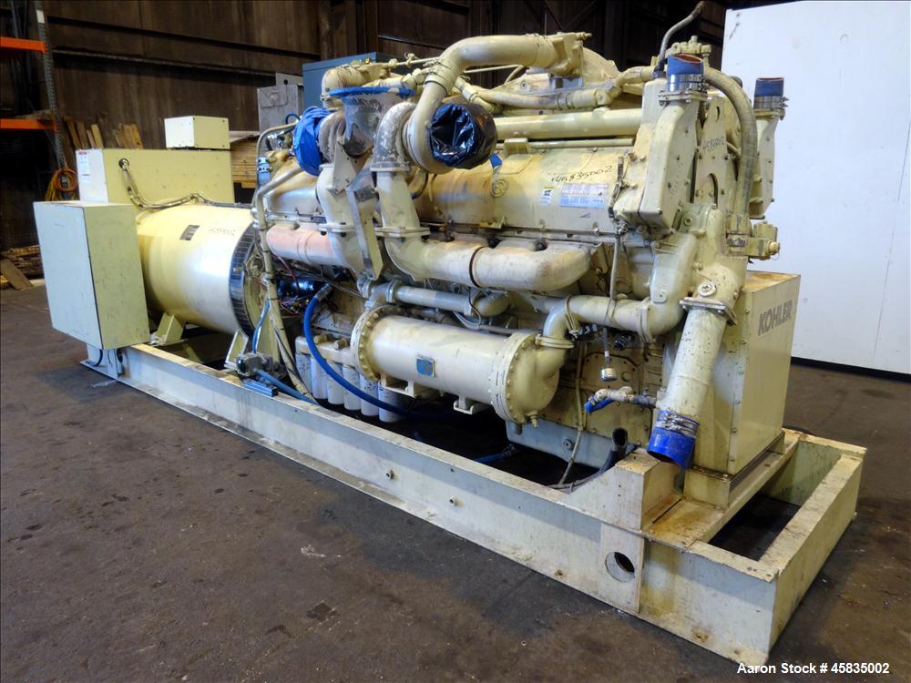 Used Kohler 1500 kW  Diesel Generator 1500ROZD71, Detroit Diesel 16V-149TIB