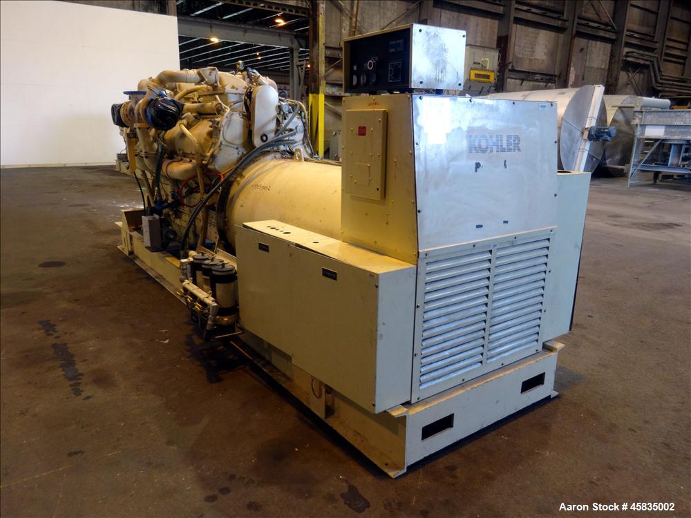 Used Kohler 1500 kW  Diesel Generator 1500ROZD71, Detroit Diesel 16V-149TIB
