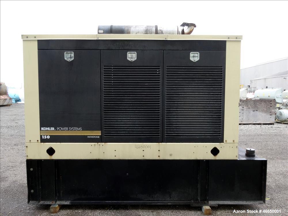 Used Kohler 160 kW standby (145 kW prime) diesel generator set, model 150REOJ