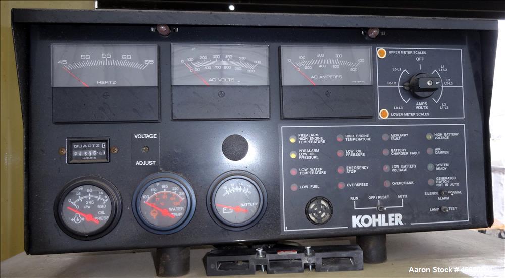 Used Kohler 160 kW standby (145 kW prime) diesel generator set, model 150REOJ