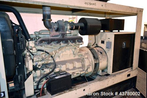 Used Kohler 100 kW standby diesel generator set, model 100REOZJ SN-699799. John Deere model 6068TF250 engine rated 166 HP @ 1800 RPM. 3/60/277/480V currently set up for 480V, 12 lead reconnectable. 1...