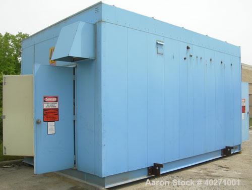 Used - Kohler 150 kW diesel generator set, model 150ROZJ81, spec PA-189821-81, 3/60/277-480V. Kohler 460V auto transfer switch, Pryco 24" x 48" x 48" fuel tank, all mounted in Atkinson sound attenuat...