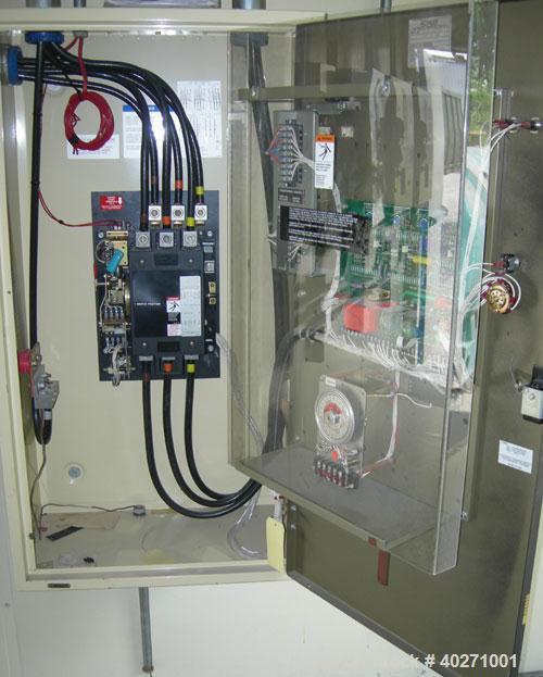 Used - Kohler 150 kW diesel generator set, model 150ROZJ81, spec PA-189821-81, 3/60/277-480V. Kohler 460V auto transfer switch, Pryco 24" x 48" x 48" fuel tank, all mounted in Atkinson sound attenuat...