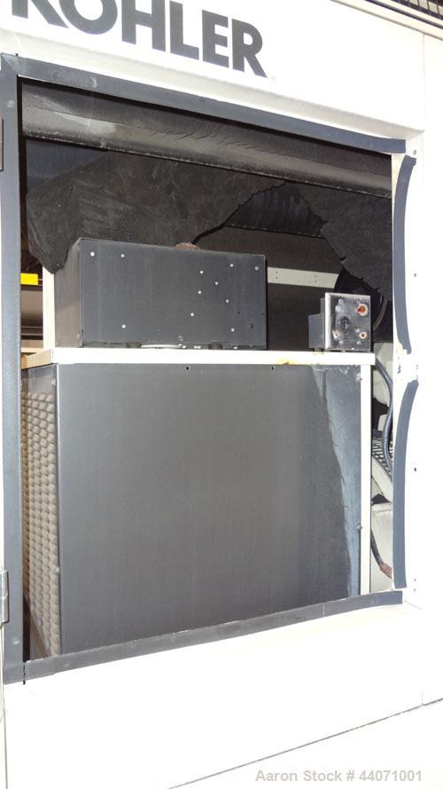 Used Kohler 150kW standby (135 kW prime) diesel generator set, model 150R0ZJ, SN-610933. John Deere 6081AF001 8.1L engine rated 186 HP @ 1800 RPM, SN-RG6081A078615. 3/60/480V. 12 lead reconnectable. ...