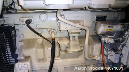 Used Kohler 150kW standby (135 kW prime) diesel generator set, model 150R0ZJ, SN-610933. John Deere 6081AF001 8.1L engine rated 186 HP @ 1800 RPM, SN-RG6081A078615. 3/60/480V. 12 lead reconnectable. ...