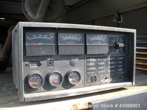 Used Kohler 150 kW Natural Gas Generator Set, 3/60/277-480V model 150RZD, Spec PA-194036. 376 hours, weather enclosure. SN-397773.Load bank tested 2/23/09