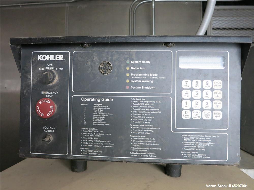 Used MTU / Kohler 1750 kW Standby Diesel Generator Set, Model 1750ROZD4.