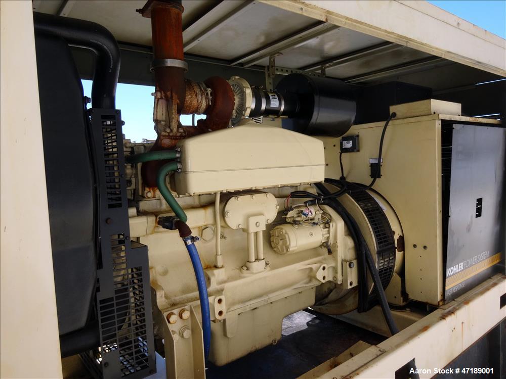Used Kohler 180 kW diesel generator model 180R0ZJ71, John Deere 6076AF011 engin