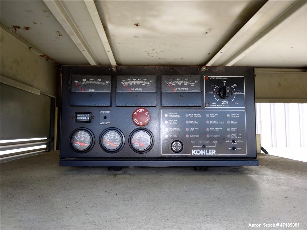 Used Kohler 180 kW diesel generator model 180R0ZJ71, John Deere 6076AF011 engin