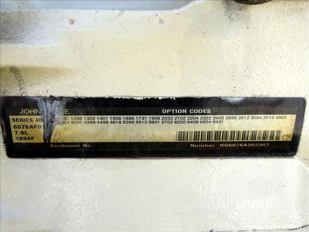 Used Kohler 180 kW diesel generator model 180R0ZJ71, John Deere 6076AF011 engin