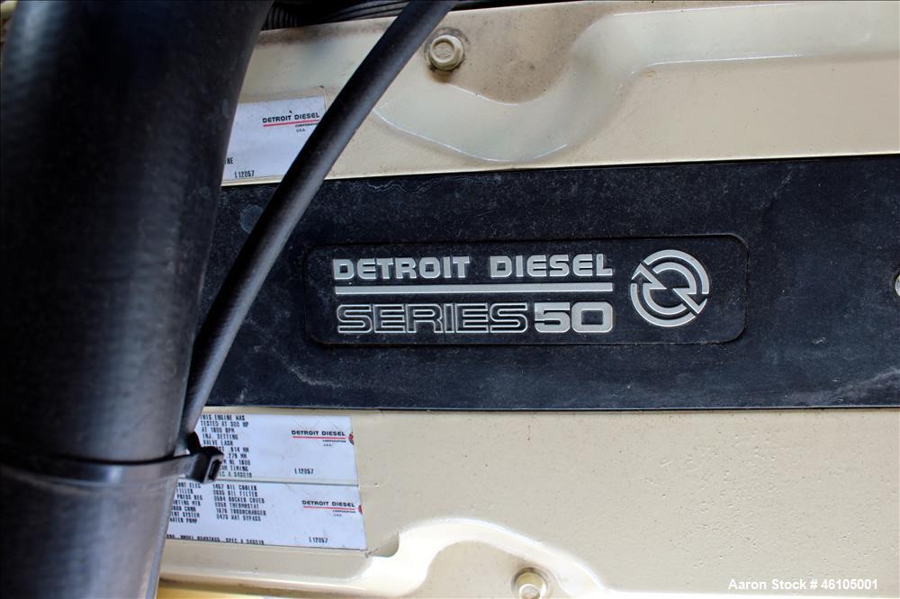 Used Kohler / Detroit 180 kW natural gas generator. Detroit Diesel S60G natural