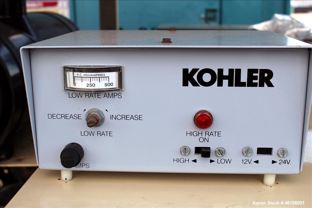 Used Kohler / Detroit 180 kW natural gas generator. Detroit Diesel S60G natural