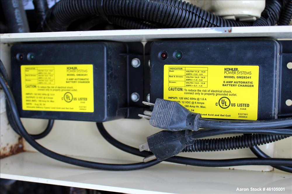 Used Kohler / Detroit 180 kW natural gas generator. Detroit Diesel S60G natural