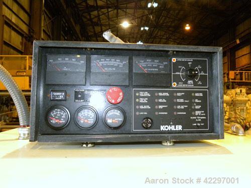Used Kohler 200 kW Diesel Standby Generator Set. Kohler model 200R0ZD71, serial #355911. Detroit Diesel model 6-71T turbocharged engine. 3/60/277-480V. 12 lead reconnectable mainline circuit breaker....