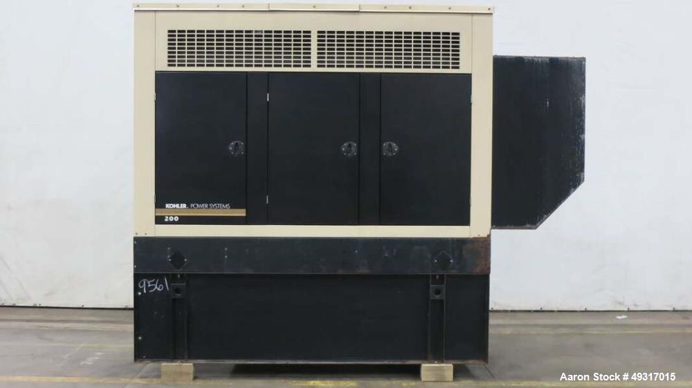 Used-Kohler 200 kW Standby (180 kW Prime) Diesel Generator Set