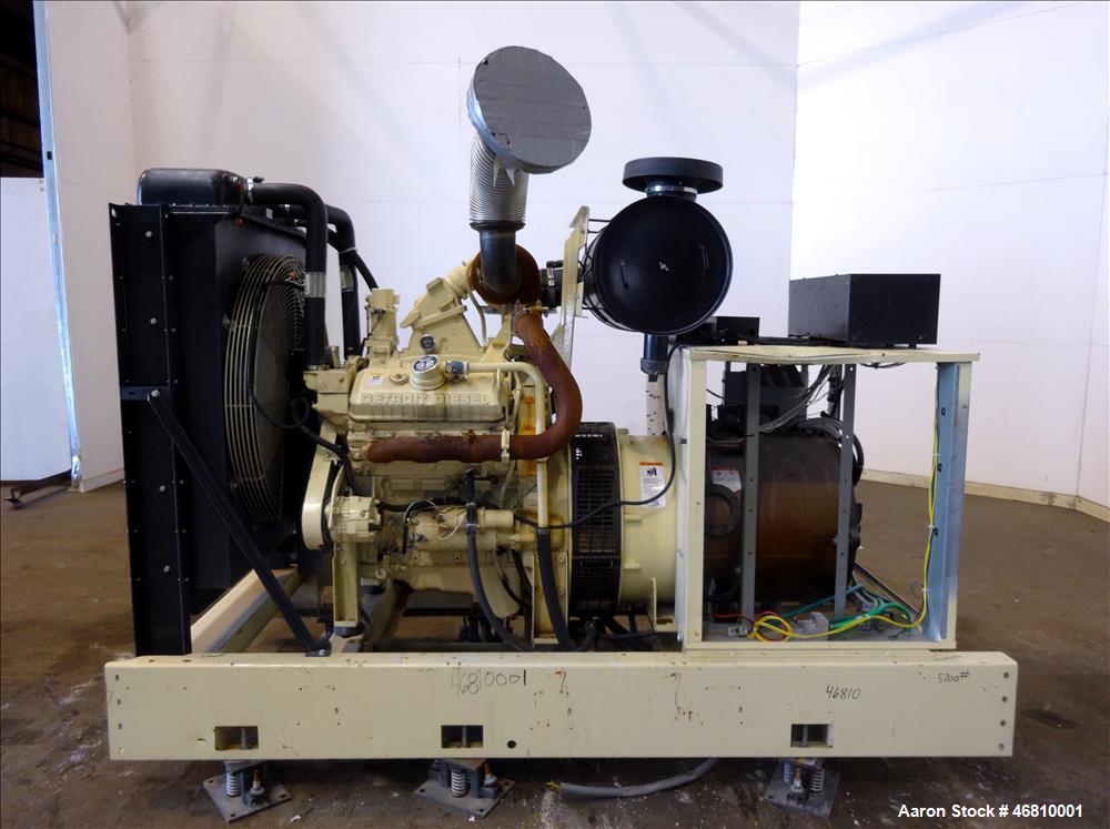 Used Kohler 200 kW diesel generator model 230R0ZD. Detroit Diesel 6V-92T engine.