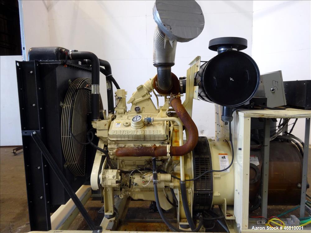 Used Kohler 200 kW diesel generator model 230R0ZD. Detroit Diesel 6V-92T engine.